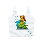 Emoji Mermaid Full Print Recycle Bag (S)