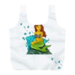 Emoji Mermaid Full Print Recycle Bag (L)