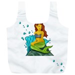 Emoji Mermaid Full Print Recycle Bag (XL)