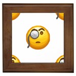 Emoji Monocle Framed Tile