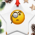 Emoji Monocle Ornament (Star)