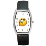 Emoji Monocle Barrel Style Metal Watch