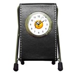 Emoji Monocle Pen Holder Desk Clock