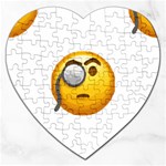 Emoji Monocle Jigsaw Puzzle (Heart)