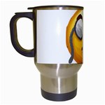 Emoji Monocle Travel Mug (White)