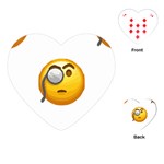 Emoji Monocle Playing Cards (Heart)