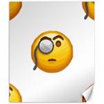 Emoji Monocle Canvas 20  x 24 