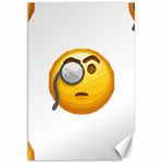 Emoji Monocle Canvas 20  x 30 