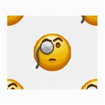 Emoji Monocle Small Glasses Cloth (2 Sides)