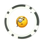 Emoji Monocle Poker Chip Card Guard