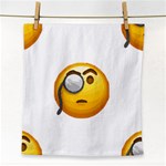 Emoji Monocle Face Towel