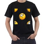 Emoji Monocle Men s T-Shirt (Black)