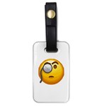 Emoji Monocle Luggage Tag (one side)