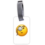 Emoji Monocle Luggage Tag (two sides)