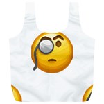 Emoji Monocle Full Print Recycle Bag (XL)