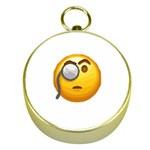 Emoji Monocle Gold Compass