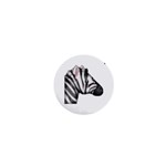 Emoji Zebra 1  Mini Button