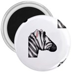 Emoji Zebra 3  Magnet