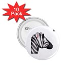 Emoji Zebra 1.75  Button (10 pack) 