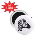 Emoji Zebra 1.75  Magnet (10 pack) 