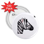 Emoji Zebra 2.25  Button (100 pack)