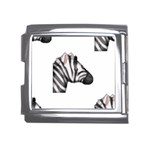 Emoji Zebra Mega Link Italian Charm (18mm)