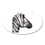 Emoji Zebra Magnet (Oval)