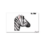 Emoji Zebra Sticker Rectangular (10 pack)