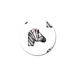 Emoji Zebra Golf Ball Marker