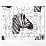 Emoji Zebra Jigsaw Puzzle (Rectangular)