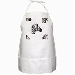 Emoji Zebra BBQ Apron