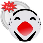 Skull_1 3  Button (10 pack)