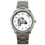 Emoji Zebra Sport Metal Watch