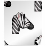 Emoji Zebra Canvas 20  x 24 