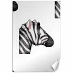 Emoji Zebra Canvas 20  x 30 