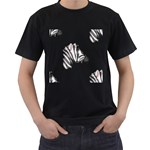 Emoji Zebra Men s T-Shirt (Black)