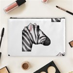 Emoji Zebra Cosmetic Bag (Large)