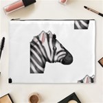 Emoji Zebra Cosmetic Bag (XL)