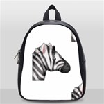 Emoji Zebra School Bag (Small)