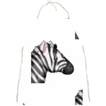 Emoji Zebra Full Print Apron