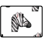 Emoji Zebra Fleece Blanket (Large)