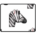 Emoji Zebra Fleece Blanket (Medium)