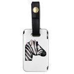 Emoji Zebra Luggage Tag (one side)