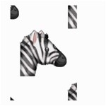 Emoji Zebra Large Garden Flag (Two Sides)