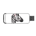 Emoji Zebra Portable USB Flash (One Side)