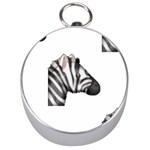 Emoji Zebra Silver Compass