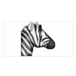 Emoji Zebra Satin Shawl