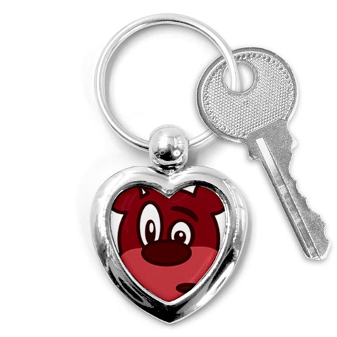 bear Key Chain (Heart) from ArtsNow.com Front