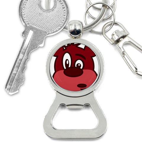 bear Bottle Opener Key Chain from ArtsNow.com Front