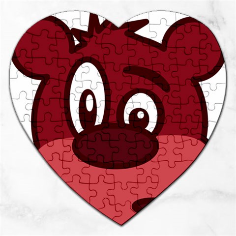 bear Jigsaw Puzzle (Heart) from ArtsNow.com Front